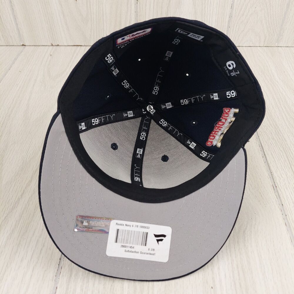 Colorado Rockies Hat Cap 6 7/8 MLB 2023 Fourth of July New Era 59FIFTY Blue - Picture 6 of 9